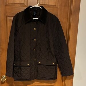 Chaps Brown Quilted Jacket